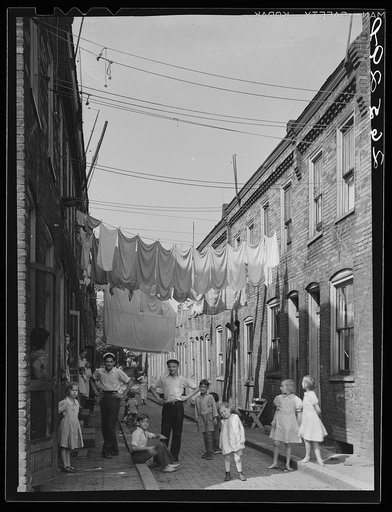 Housing conditions in Ambridge, Pennsylvania. Home of the American Bridge Company