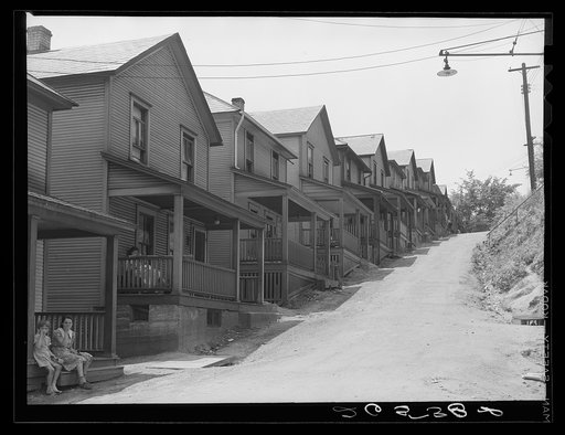 Steel workers' homes. Aliquippa, Pennsylvania