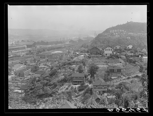 General view of Aliquippa, Pennsylvania