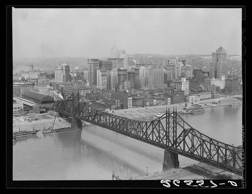 View of city of Pittsburgh, Pennsylvania
