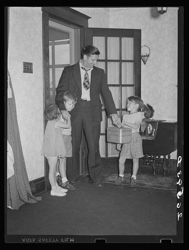 Clifford Shorts comes home from work. Aliquippa, Pennsylvania
