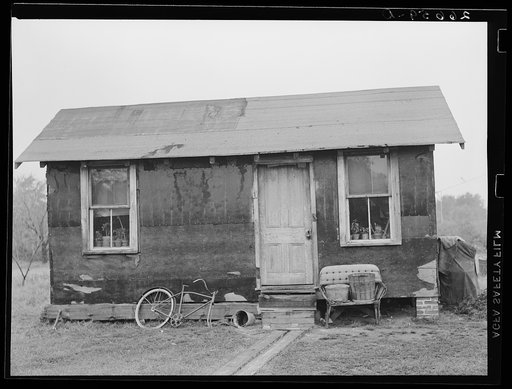 Untitled photo, possibly related to: Home of agricultural worker. Burlington County, New Jersey