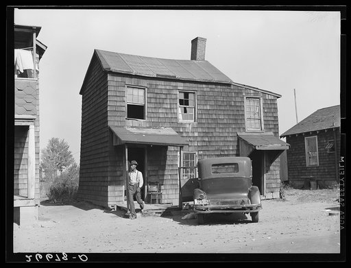 Many migrant potato pickers board at houses in town. Freehold, New Jersey