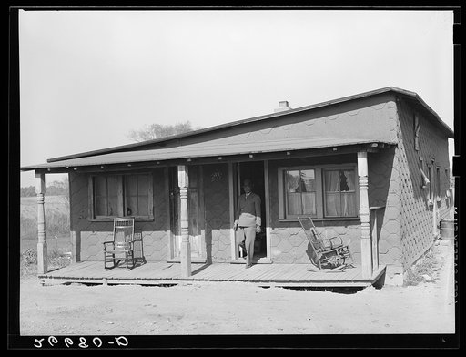 Many migrant potato pickers board at houses in town. Freehold, New Jersey
