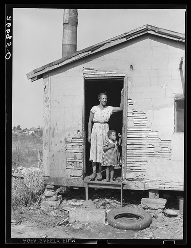 Wife and child of agricultural worker. "Eighty Acres," Glassboro, New Jersey