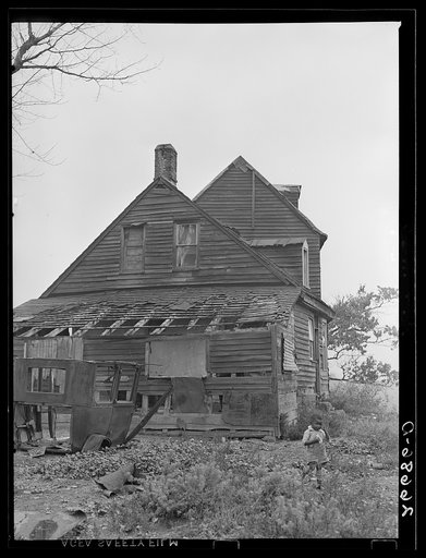 Untitled photo, possibly related to: Home of tenant farmer. Camden County, New Jersey