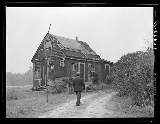 Home of part-time agricultural worker. Burlington County, New Jersey