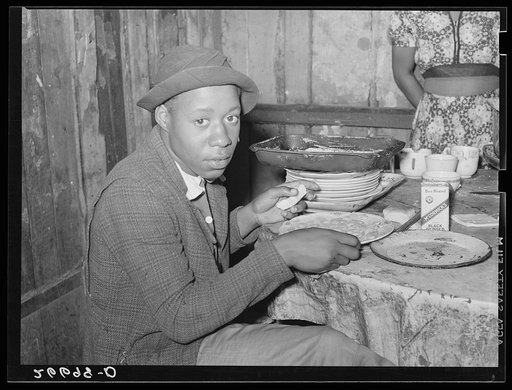 Mid-day meal. "Eighty Acres," Glassboro, New Jersey