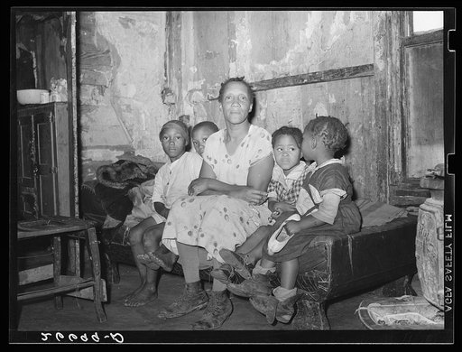 Agricultural laborer's family. "Eighty Acres," Glassboro, New Jersey
