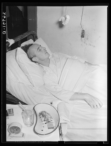 Patient in Herrin Hospital (private). Herrin, Illinois