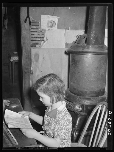 Daughter of WPA (Works Progress Administration) worker. Zeigler, Illinois