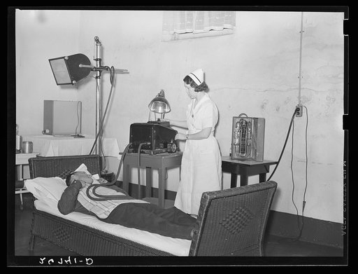 Physiotherapy treatment. Herrin Hospital (private). Herrin, Illinois