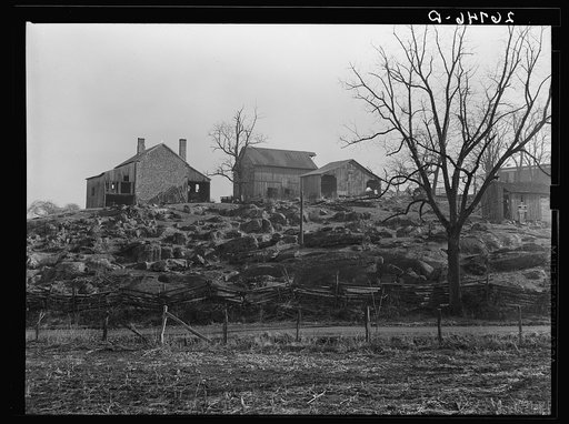 A rocky farm in western Virginia. Alleghany County