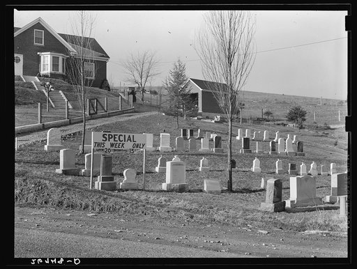 Bargain tombstones. Lexington, Virginia