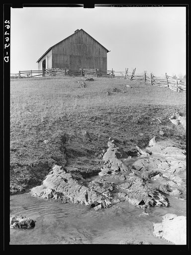Untitled photo, possibly related to: A rocky farm in western Virginia. Alleghany County