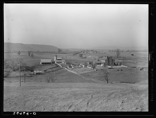 Untitled photo, possibly related to: Farmland. Alleghany County, Virginia