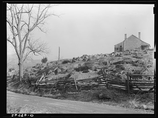 Untitled photo, possibly related to: Rural road. Alleghany County, Virginia