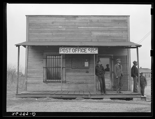 Post office. Colp, Illinois