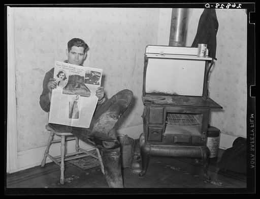 Unemployed coal miner. Bush, Illinois