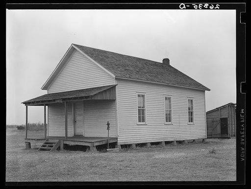 Untitled photo, possibly related to: Negro school. Southeast Missouri Farms