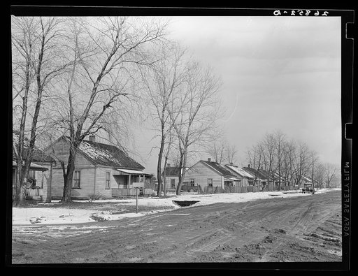 Miners' homes. Bush, Illinois