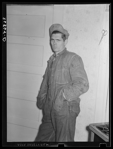 Coal miner, unemployed because of mechanization of mines. Bush, Illinois