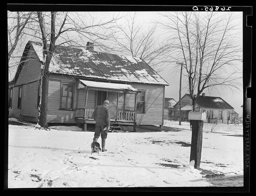 Miner's home. Bush, Illinois