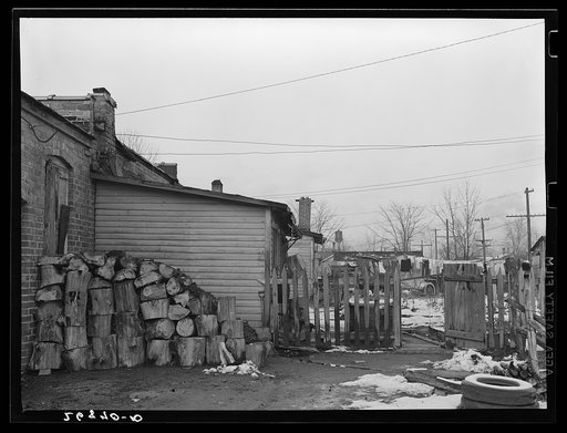 Home of unemployed miner. Zeigler, Illinois