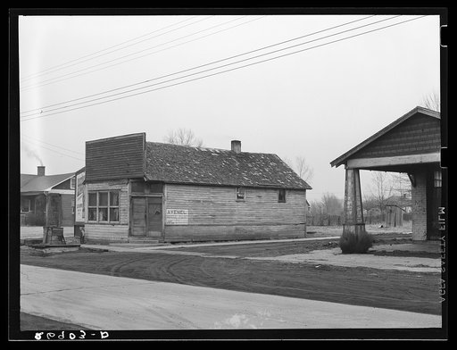 Untitled photo, possibly related to: Miner's home. Cambria, Illinois