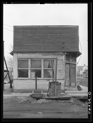Miner's home. Cambria, Illinois
