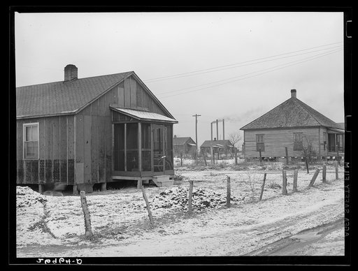 Miners' homes. Freeman Spur, Illinois