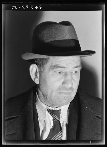 Unemployed miner. Herrin, Illinois