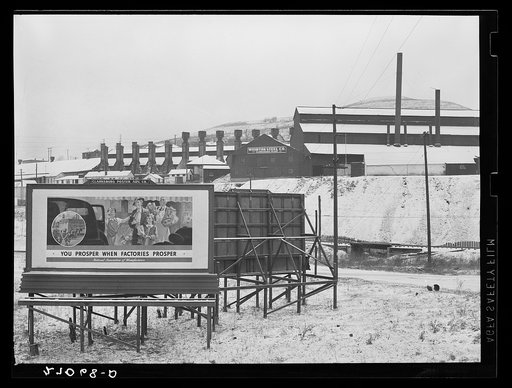 Steel plant not running. Clarksburg, West Virginia