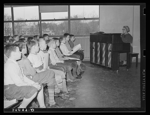 Singing class. Greenbelt, Maryland