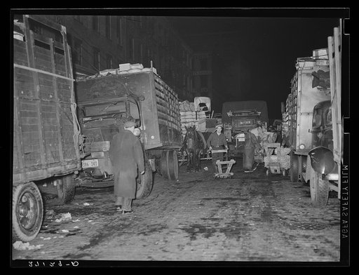 Commission merchants, Washington Market, New York City