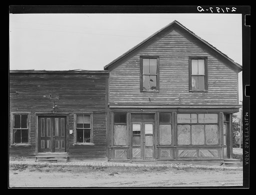 Abandoned United States Assay Office. Pony, Montana