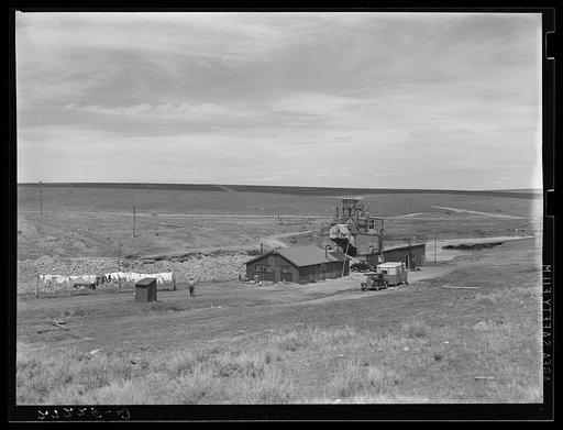 Gold mining camp. Madison County, Montana
