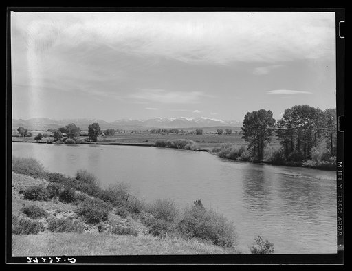 Missouri River. Broadwater County, Montana