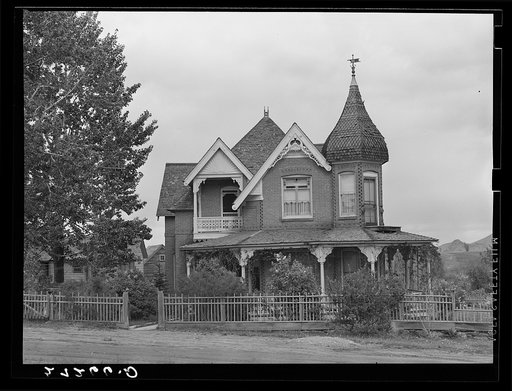 Gold mine owners built substantial homes in Pony, Montana