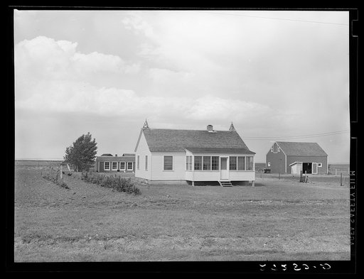 Untitled photo, possibly related to: Farm unit. Fairfield Bench Farms, Montana