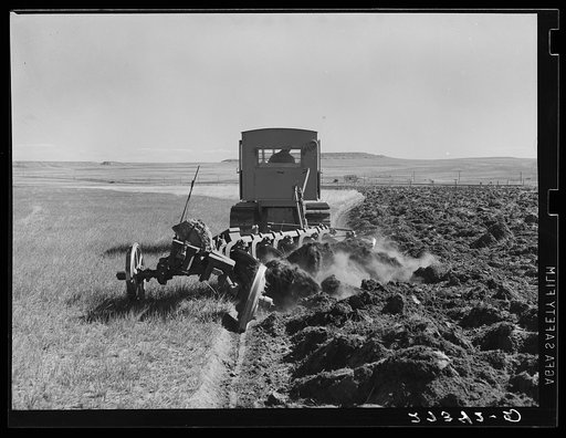 Breaking sod. Cascade County, Montana