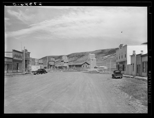 Main street. Highwood, Montana