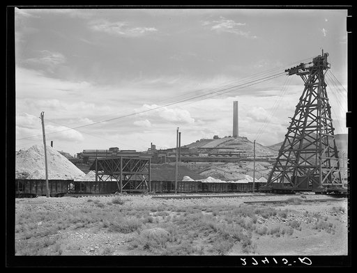 Smelter, Anaconda copper mine. Montana