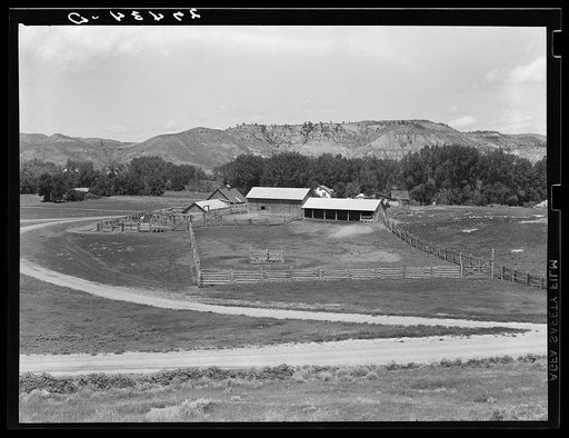 The Quarter Circle 'U' Ranch near Birney, Montana