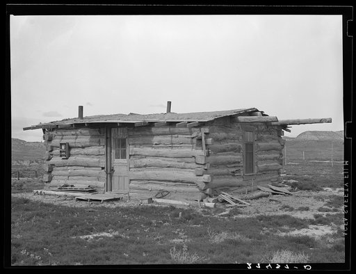Abandoned homestead. Rosebud County, Montana