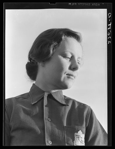 Anne Brewster, rancher's wife. Quarter Circle 'U' Ranch, Montana