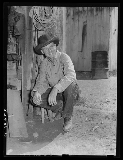 Cowhand. Quarter Circle 'U' Ranch, Montana