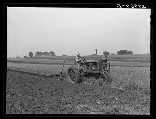 Plowing. Story County, Iowa