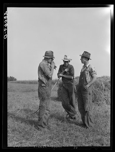 Hired hands. Kimberley farm, Jasper County, Iowa