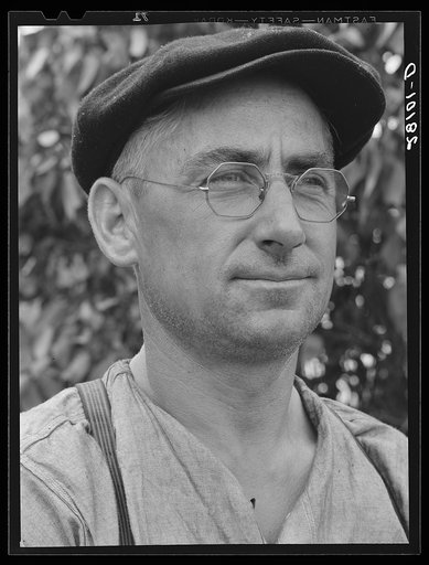 Hired hand on dairy farm. Dakota County, Minnesota